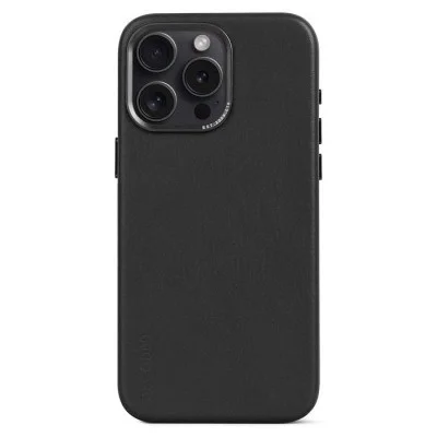 Cover Iphone 15 Pro Max Leather Magsafe Decoded - Black